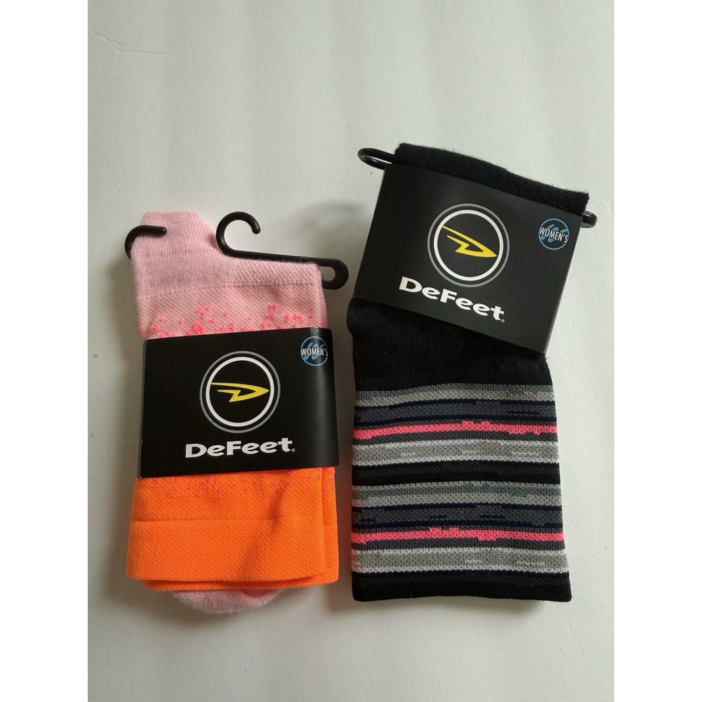 NEW DeFeet Aireator Cycling Socks 3" & 4" Medium WOMEN 7-9 New Lot Of 2